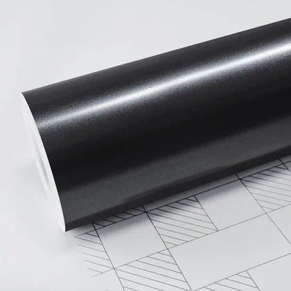 TeckWrap Satin Dark Platinum (ECH21) vinyl wrap film swatch