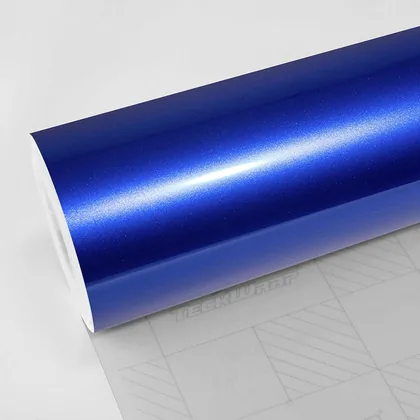 TeckWrap Gloss Blue Gem (GAL02-HD) vinyl wrap film swatch