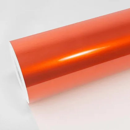 TeckWrap Gloss Paprika orange (GAL06-HD) vinyl wrap film swatch