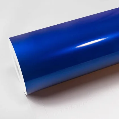 TeckWrap Gloss Royal Blue (GAL19-HD) vinyl wrap film swatch