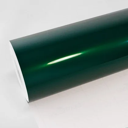 TeckWrap Gloss Hunter green (GAL29-HD) vinyl wrap film swatch