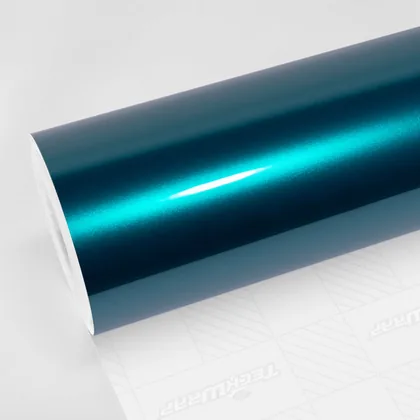 TeckWrap Gloss Azure Flame (GAL33-HD) vinyl wrap film swatch