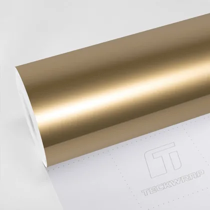 TeckWrap Gloss Amber Gold (GAL35-HD) vinyl wrap film swatch