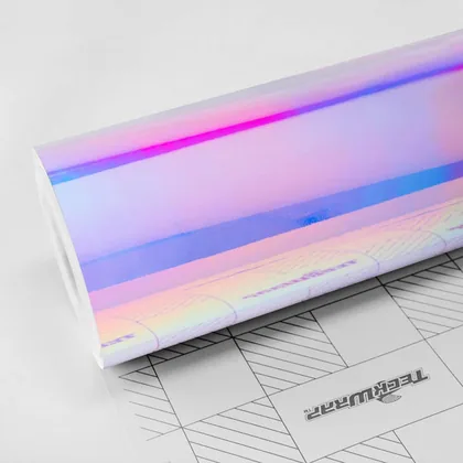 TeckWrap Chrome Purple blue aquamarine (MCH01) vinyl wrap film swatch