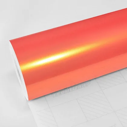 TeckWrap Metallic Coral Peach (RB08-HD) vinyl wrap film swatch