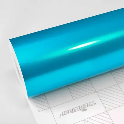 TeckWrap Gloss Sea Turquoise (RB16-HD) vinyl wrap film swatch