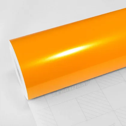 TeckWrap Gloss Golden Yellow (RB25-HD) vinyl wrap film swatch