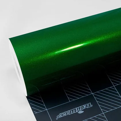 TeckWrap Gloss Ruby Green (RB26-HD) vinyl wrap film swatch
