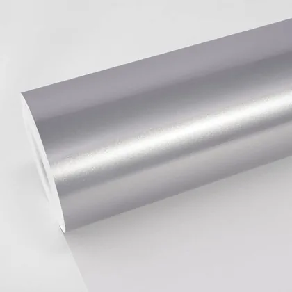 TeckWrap Gloss Dolomite Silver (RB33-HD) vinyl wrap film swatch