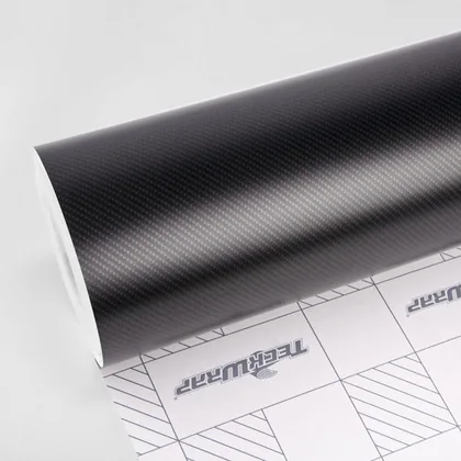 TeckWrap Carbon Fiber Matte Ceramic Carbon (RCF03M) vinyl wrap film swatch