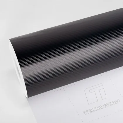 TeckWrap Carbon Fiber Twill Carbon (RCF11) vinyl wrap film swatch