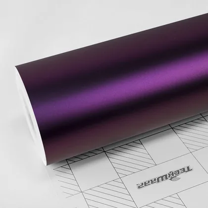 TeckWrap Satin Venetian Violet (SMT03) vinyl wrap film swatch