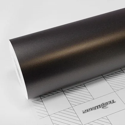 TeckWrap Satin Onyx Grey (SMT09) vinyl wrap film swatch