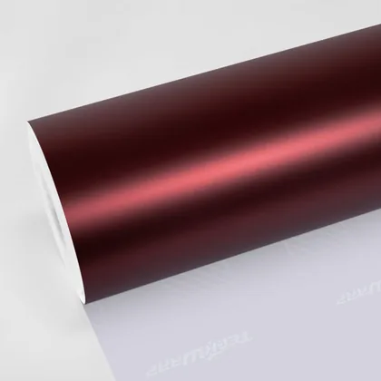 TeckWrap Metallic Velour Red (SMT18R) vinyl wrap film swatch