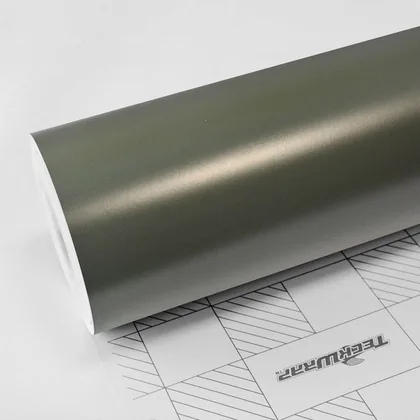 TeckWrap Matte Piniengruen Pearl (TC02) vinyl wrap film swatch
