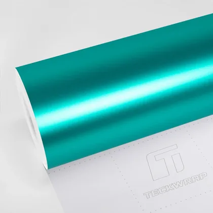 TeckWrap Satin Ocean Jade (VCH405-M) vinyl wrap film swatch