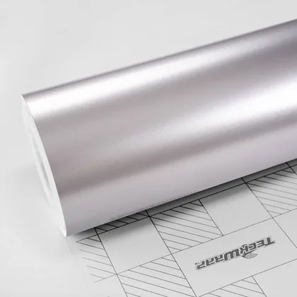 TeckWrap Satin Silver Sage (VCH411-S) vinyl wrap film swatch