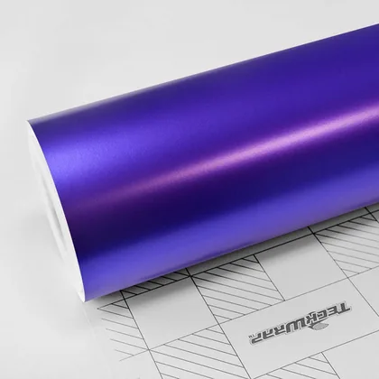 TeckWrap Satin Violet Purple (VCH416-S) vinyl wrap film swatch