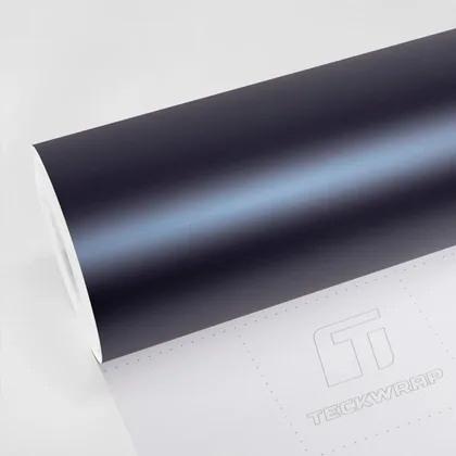 TeckWrap Matte Serge Blue (VCH419-M) vinyl wrap film swatch