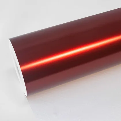 TeckWrap Satin Sangria Red (VCH422-S) vinyl wrap film swatch